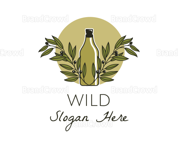 Olive Oil Bottle Logo