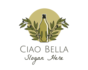Olive Oil Bottle logo design
