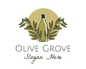 Greece - Olive Oil Bottle logo design