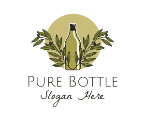 Bottle - Olive Oil Bottle logo design