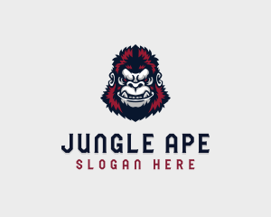 Ape - Gorilla Ape Monkey logo design