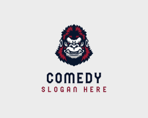 Video Game - Gorilla Ape Monkey logo design