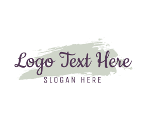 Cursive - Script Watercolor Wordmark logo design