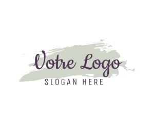 Script Watercolor Wordmark Logo