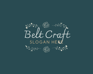 Elegant Minimal Craft logo design