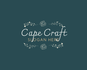 Elegant Minimal Craft logo design