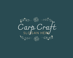 Elegant Minimal Craft logo design