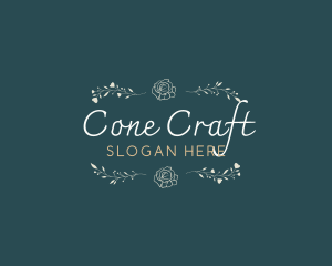 Elegant Minimal Craft logo design