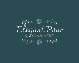 Elegant Minimal Craft logo design