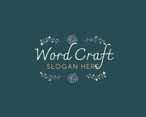 Elegant Minimal Craft logo design