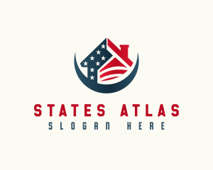 Patriotic Veteran Housing logo design