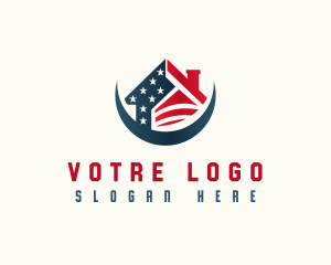 Veteran - Patriotic Veteran Housing logo design