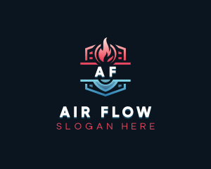 Air Condition HVAC logo design