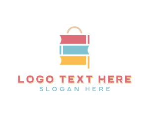 Book Shopping Retail logo design