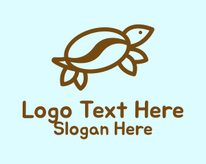 Coffee Bean Turtle  Logo
