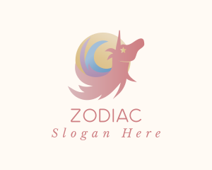 Unicorn - Whimsical Unicorn Star logo design