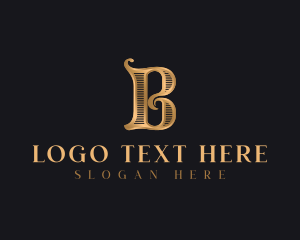 Boutique Artisan Letter B logo design