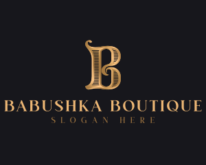 Boutique Artisan Letter B logo design