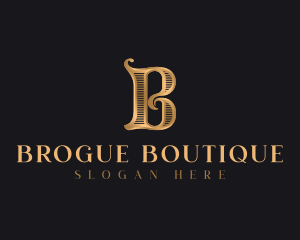 Boutique Artisan Letter B logo design