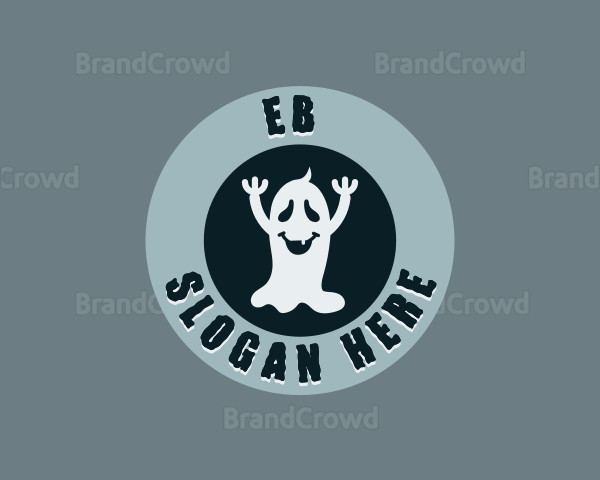 Creepy Haunted Ghost Logo