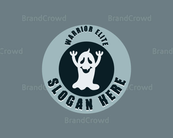 Creepy Haunted Ghost Logo