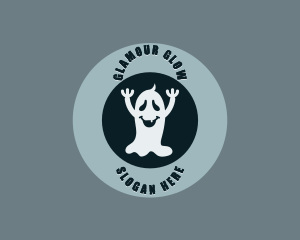 Creepy Haunted Ghost Logo