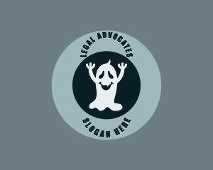 Creepy Haunted Ghost Logo