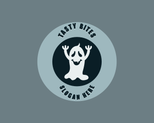 Creepy Haunted Ghost Logo