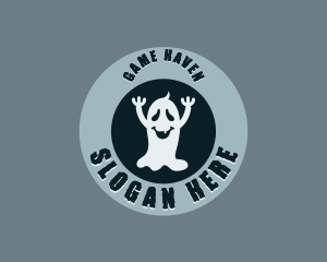 Scare - Creepy Haunted Ghost logo design