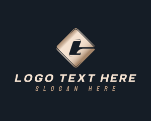 Industrial Iron Steel Logo