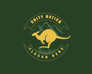 Australian Kangaroo Park logo design