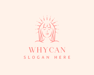 Woman - Beautiful Goddess Wellness logo design