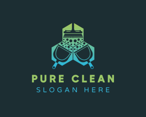 Broom Clean Housekeeping logo design