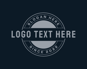 Hipster - Simple Circle Business logo design