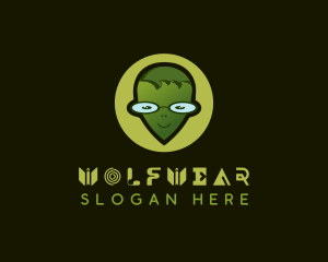 Geek Alien Gamer  Logo