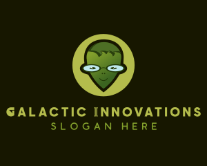 Sci Fi - Geek Alien Gamer logo design