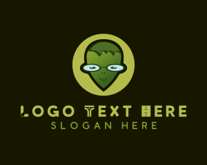 Glasses - Geek Alien Gamer logo design