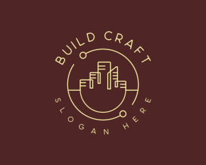 Skyscraper City Building logo design