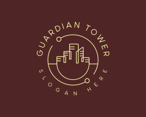 Skyscraper City Building logo design