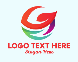 Planet - Abstract Colorful Planet logo design
