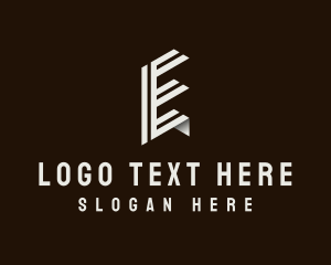 Lettermark - Business Stripe Initial logo design