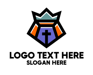 Shrine - Royal Christian Church logo design