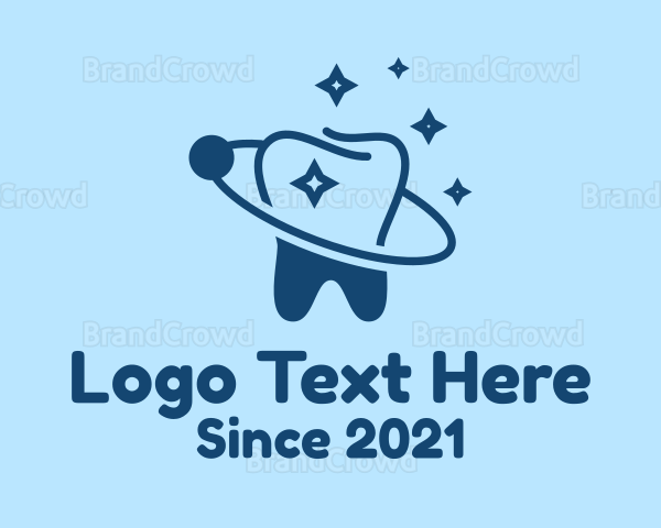 Blue Dental Planet Logo