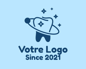 Oral Care - Blue Dental Planet logo design
