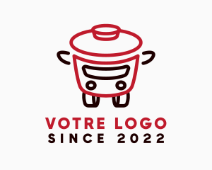 Hot - Soup Kitchen Food Truck logo design