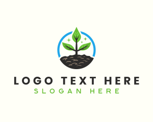 Herbal - Tree Planting Agricultural Farm logo design