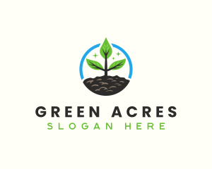 Agricultural - Tree Planting Agricultural Farm logo design