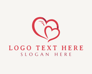 Dating - Heart Love Charity logo design