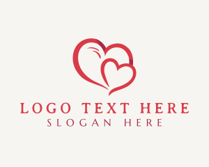 Love - Heart Love Charity logo design