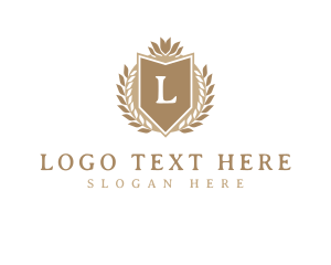 Crest - Regal Wreath Crest logo design